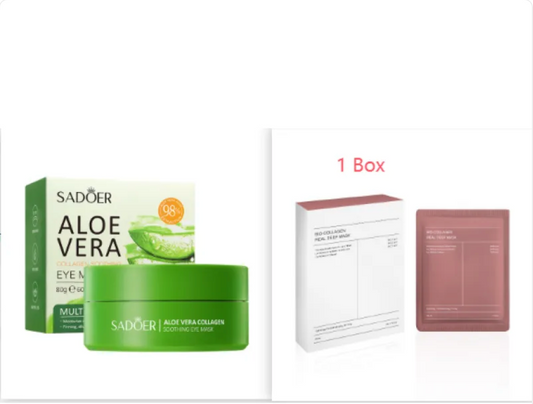 Aloe & Collagen Eye Masks – Cooling Under-Eye Patches