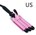 Triple Barrel Hair Curler Iron – Nano-Titanium Ceramic Waves