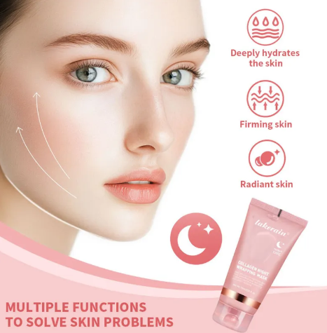 Lakerain Collagen Overnight Sleep Mask – Wake Up to Glowing Skin