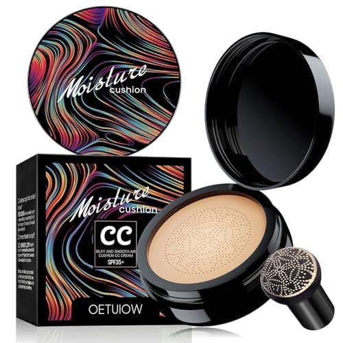 Mushroom Head Air Cushion CC Cream – Upgraded BB Cream for Mature Skin (Natural)