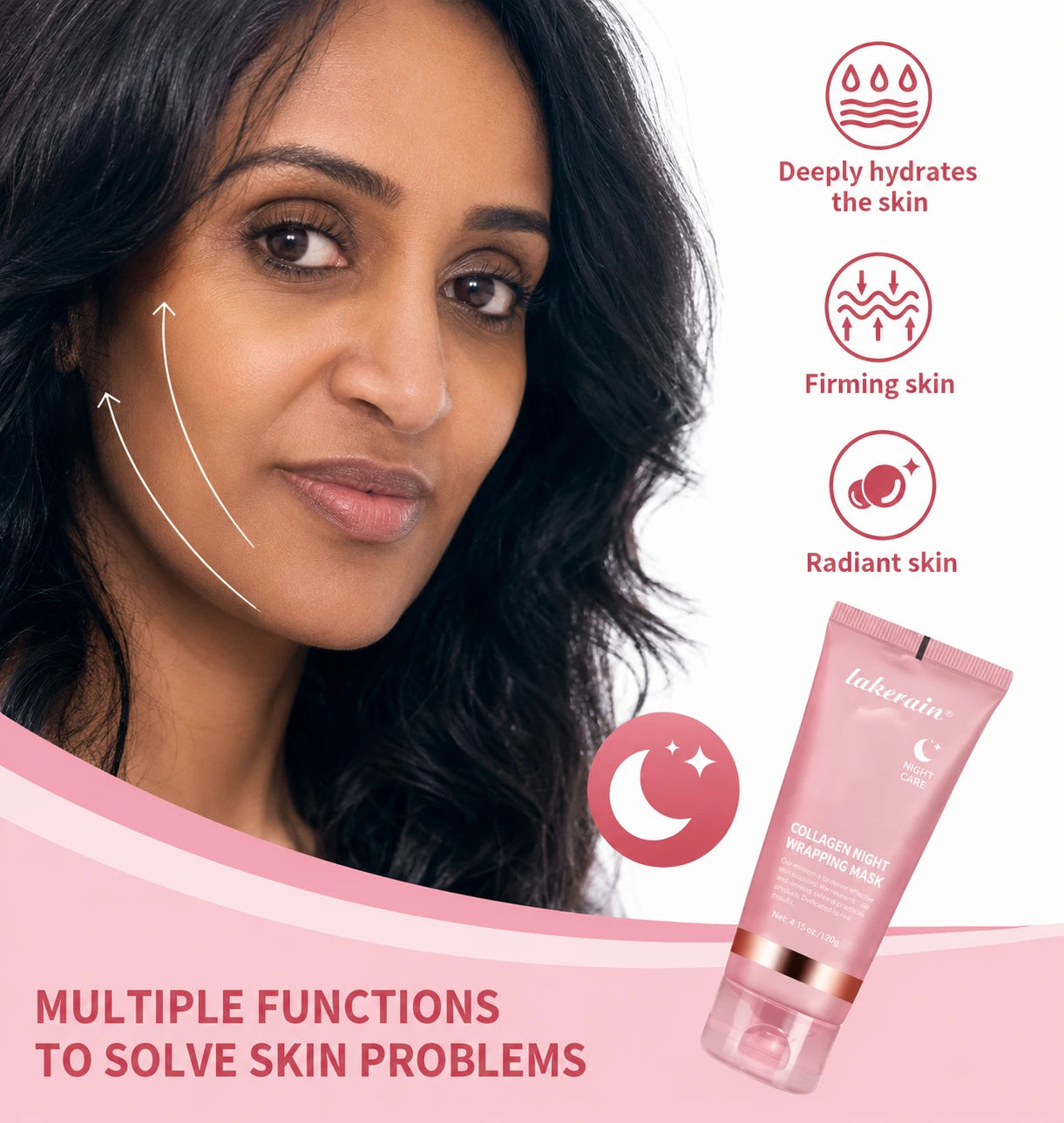 Collagen Overnight Sleep Mask — Wake Up Hydrated, Soft & Glowing