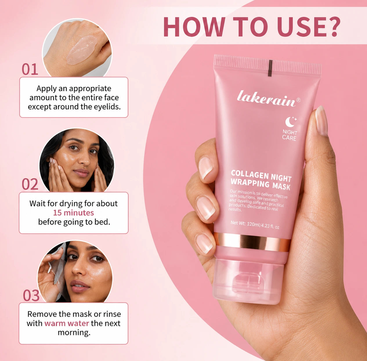 Collagen Overnight Sleep Mask — Wake Up Hydrated, Soft & Glowing