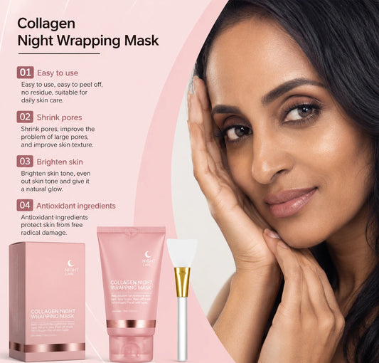 Collagen Peel‑Off Glow Mask — Deep Cleanse, Smooth & Radiant Skin