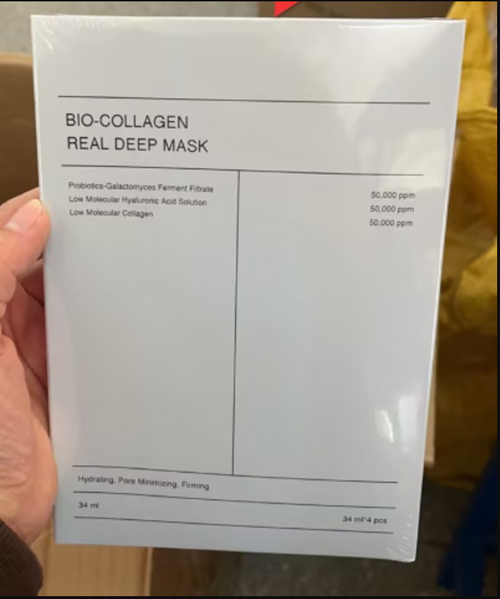 Bio-Collagen Real Deep Mask – Probiotics + Hyaluronic Acid Skin Treatment